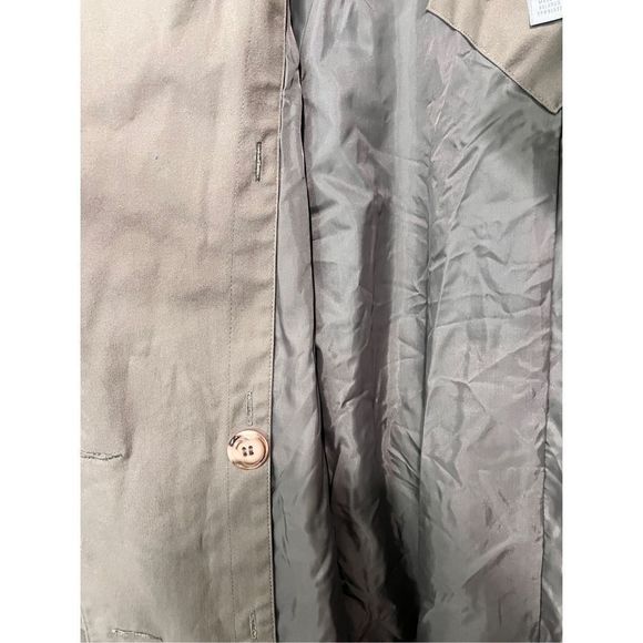 Jacqueline Ferrar Women's Double Breasted Belted Trench Coat Tan Brown Size 16 - Picture 5 of 12